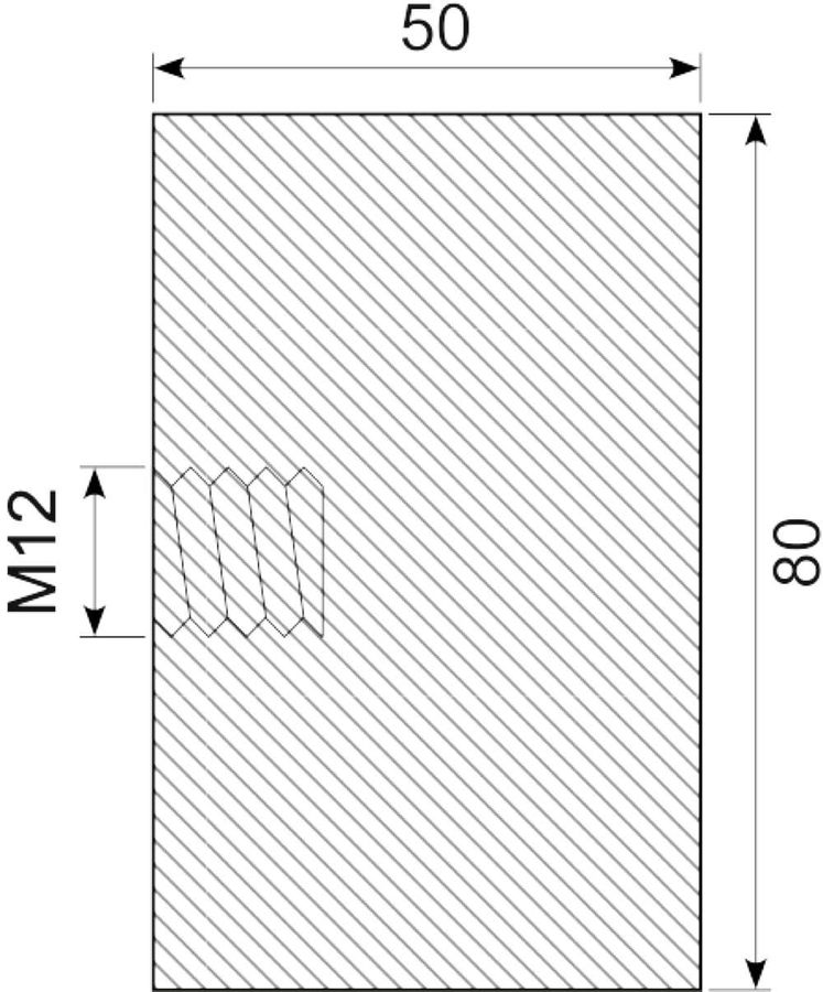 Vibrationsdæmper Ø80x50 mm