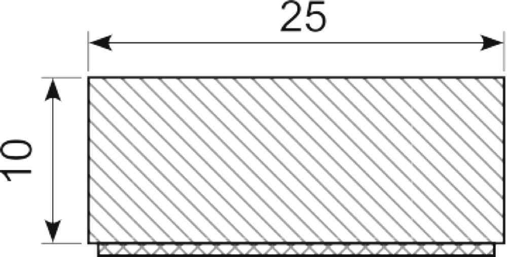 Sicocell 25 x 10 mm