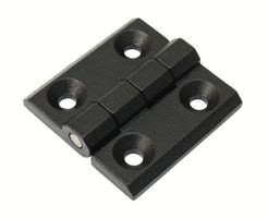 Zinkstøbt hængsel 50x50 sort