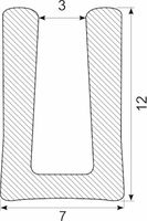 U-Profil EPDM sh.80A