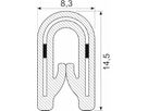 Kantliste PVC grip 1.0-2.5 mm