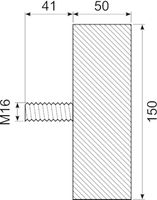 Vibrationsdæmper Ø150x50 mm