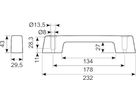 Greb 178mm sort Heavy Duty