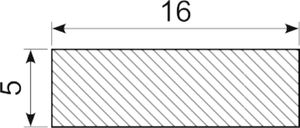Svampegummi 16 x 5 mm EPDM