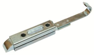 Snaplås galvaniseret med krog