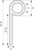 P-Profil EPDM, sh.65A