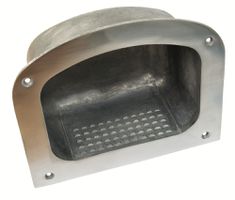 Poleret alu indbygningstrin.