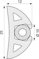 Fenderliste PVC uden slange