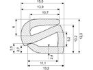 Rudeprofil EPDM