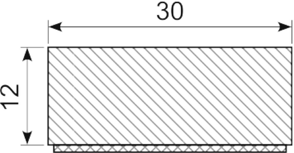 Sicocell 30 x 12 mm