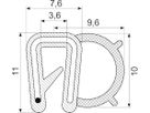 Kantliste Co.ex EPDM EN45545