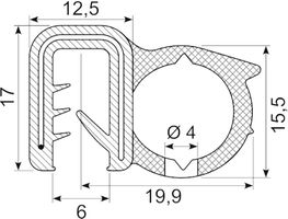 Kantliste Co.ex EPDM