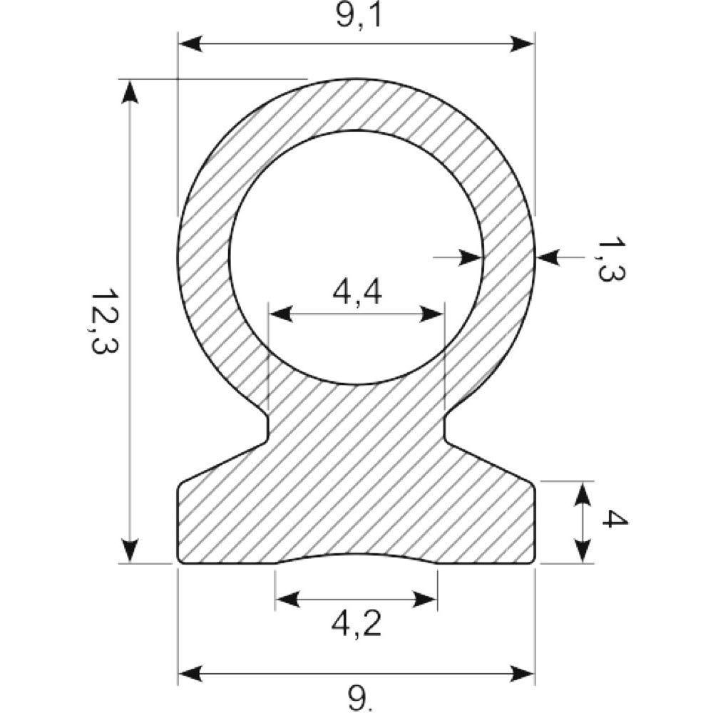 Ballonprofil Ø9.1 mm sh.65