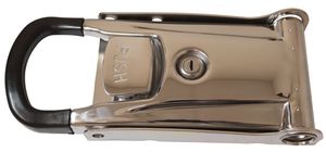 Rustfri Ø27 lukker Påbygning 290.6x124mm Højde 42.7mm 
Ensl