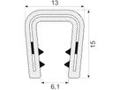 Kantliste PVC grip 4.5-7.0 mm