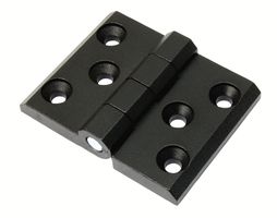 Zinkstøbt hængsel 60x76 sort