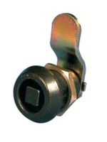 Kabinetlås med rund front