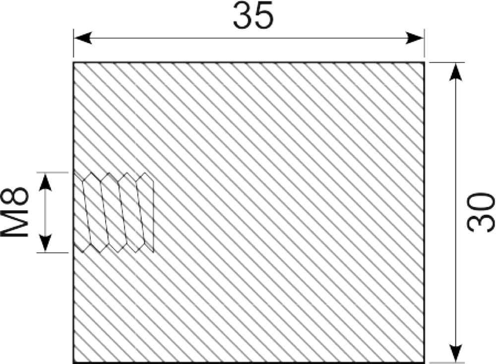 Vibrationsdæmper Ø30x35 mm