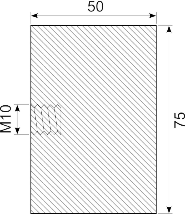 Vibrationsdæmper Ø75x50 mm