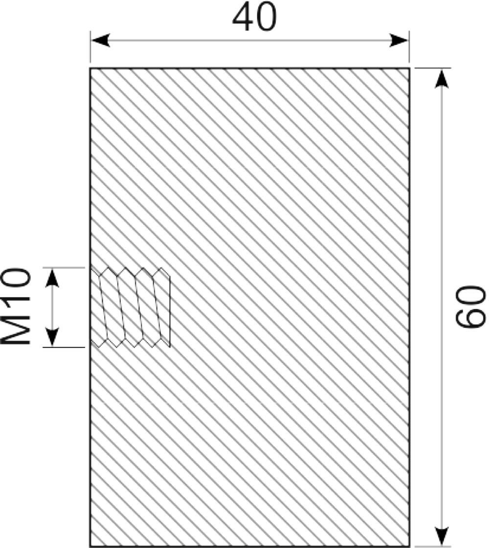 Vibrationsdæmper Ø60x40 mm