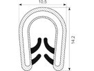 Kantliste PVC/POM grip 1.5-3.5
