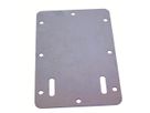 Bagplade rustfri for 15.580 &