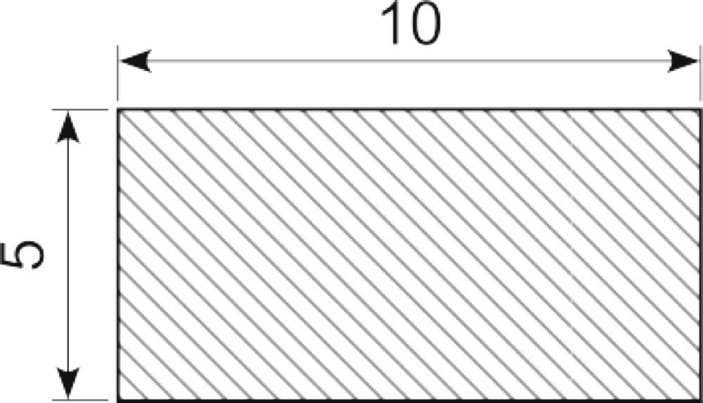 Svampegummi 10 x 5 mm