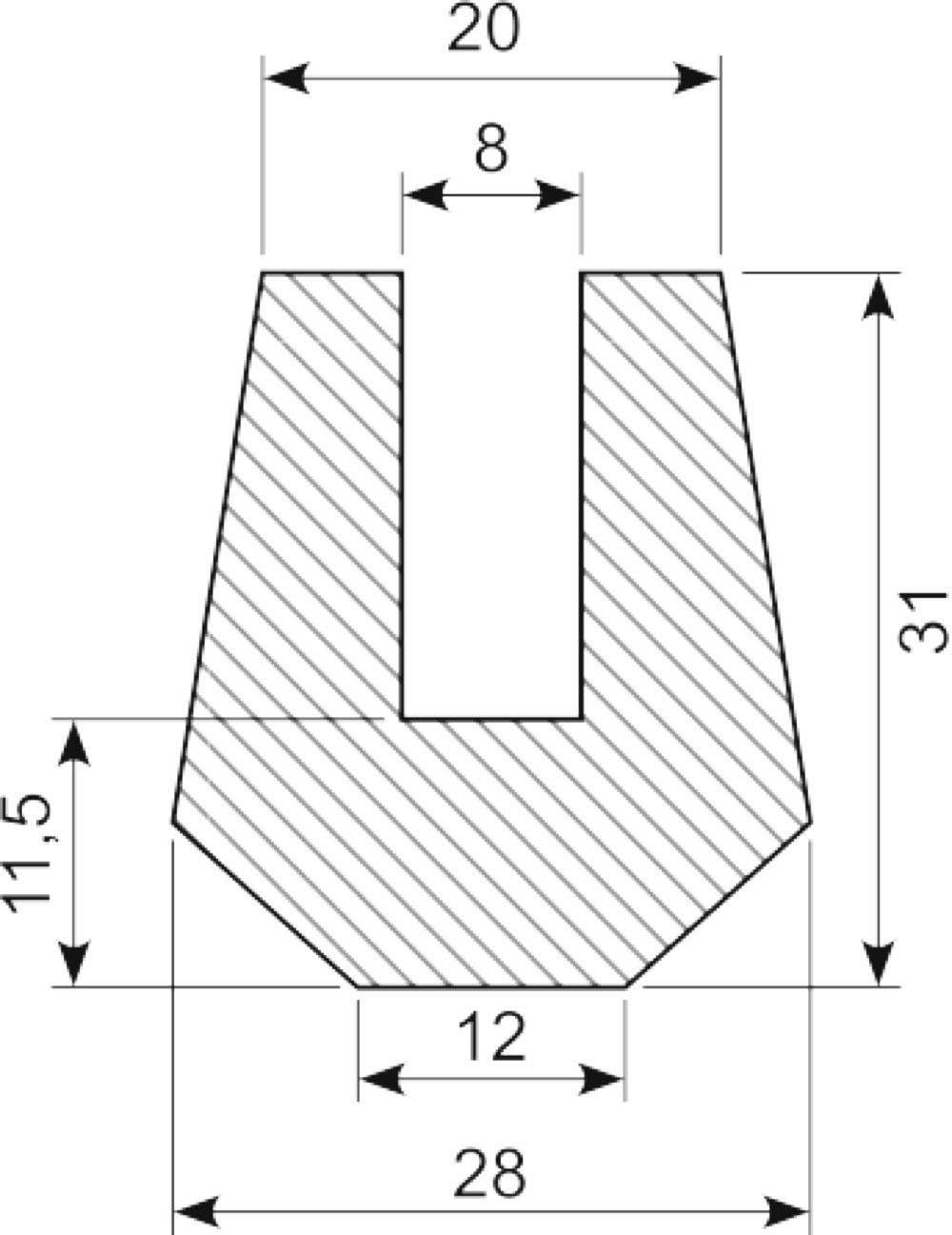 U-Profil EPDM