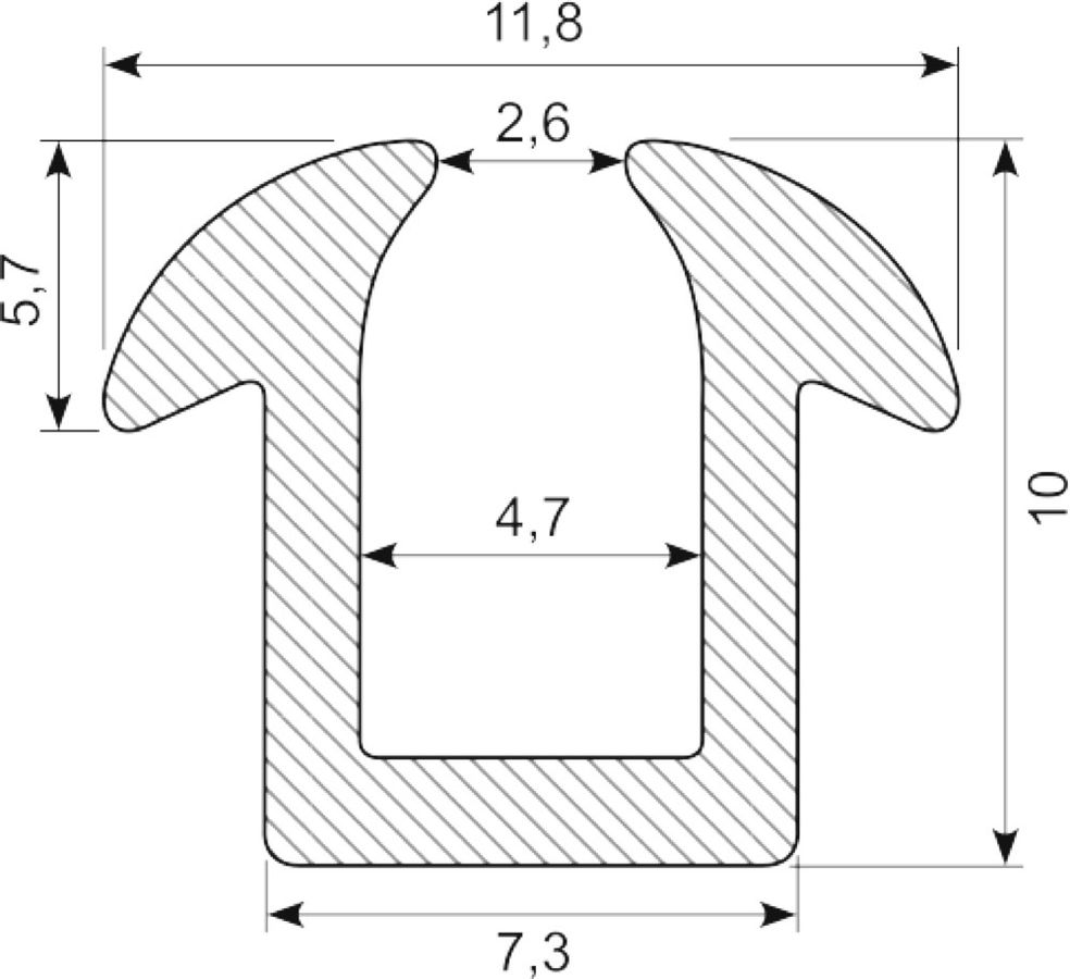U-Profil EPDM