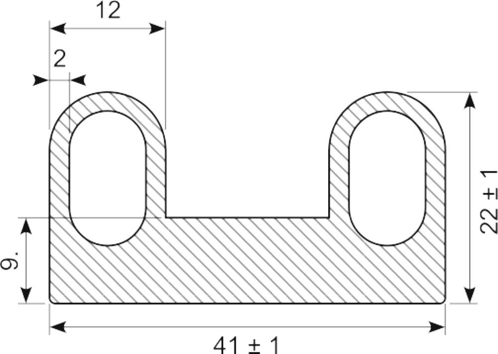 Pvc  buffer 41x22