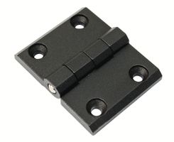 Zinkstøbt hængsel 60x76 sort