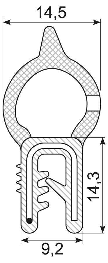 Kantliste Co.ex EPDM