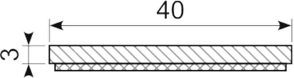 Sicocell 40 x 3 mm