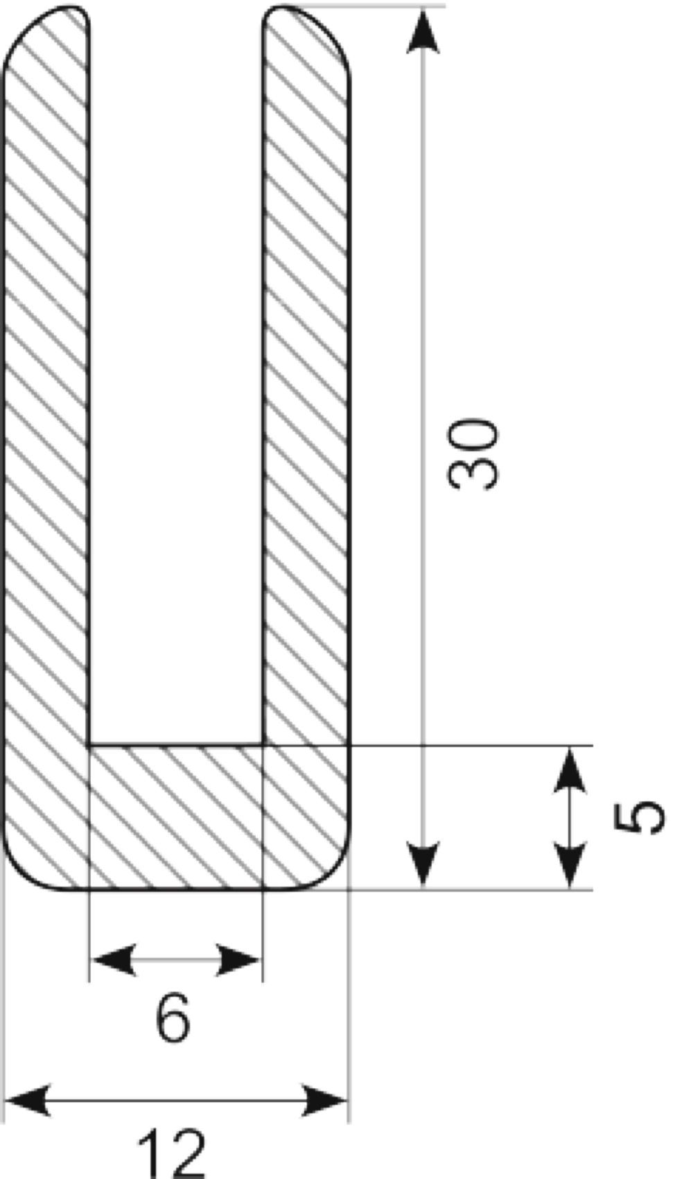 U-Profil EPDM