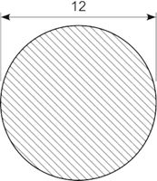 Svampegummisnor CR Ø 12.0 mm