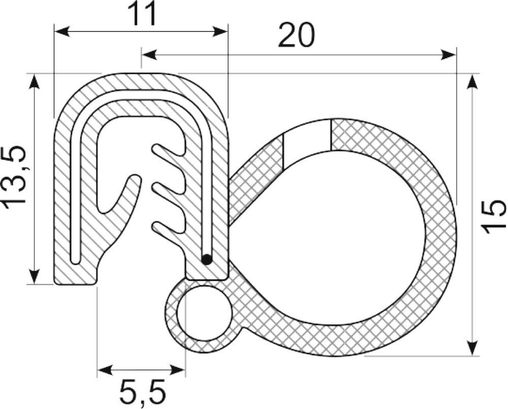 Kantliste Co.ex EPDM