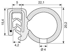 Kantliste Co.ex EPDM