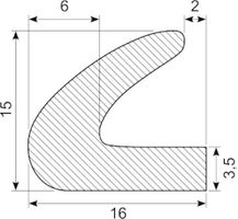 Svampegummi. vinkel.