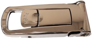 Rustfri Ø27 lukker Påbygning 310x123.2mm Højde 42mm 
Ensluk