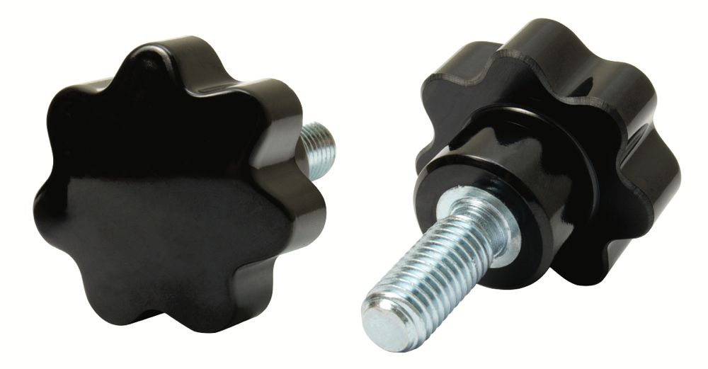 Stjernegreb Ø50 M10x20 sort