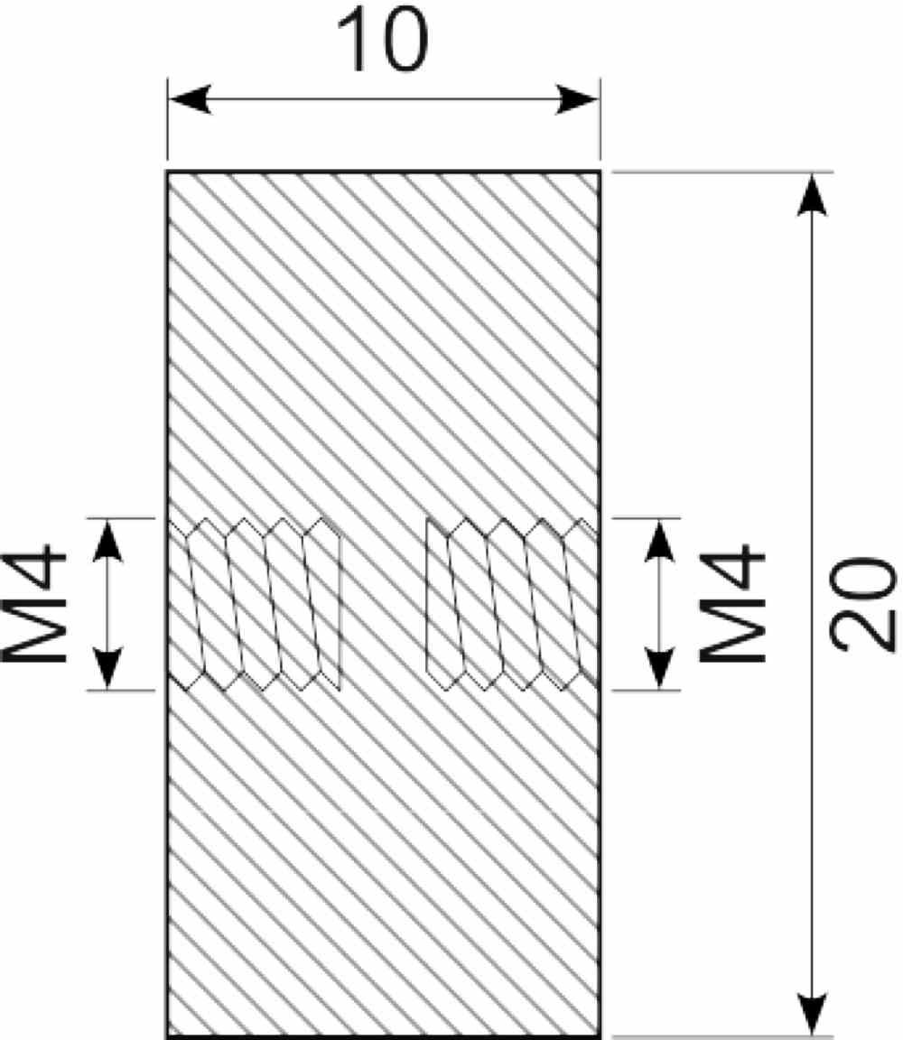Vibrationsdæmper Ø20x10 mm
