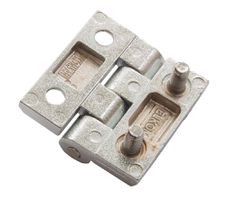 Zinkstøbt hængsel 50x50 krom