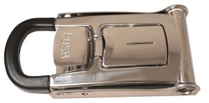 Rustfri Ø22 lukker Påbygning 252x120mm Højde 43mm 
Enslukke