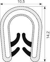 Kantliste PVC/POM grip 1.5-3.5