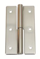 Hængsel rustfri poleret