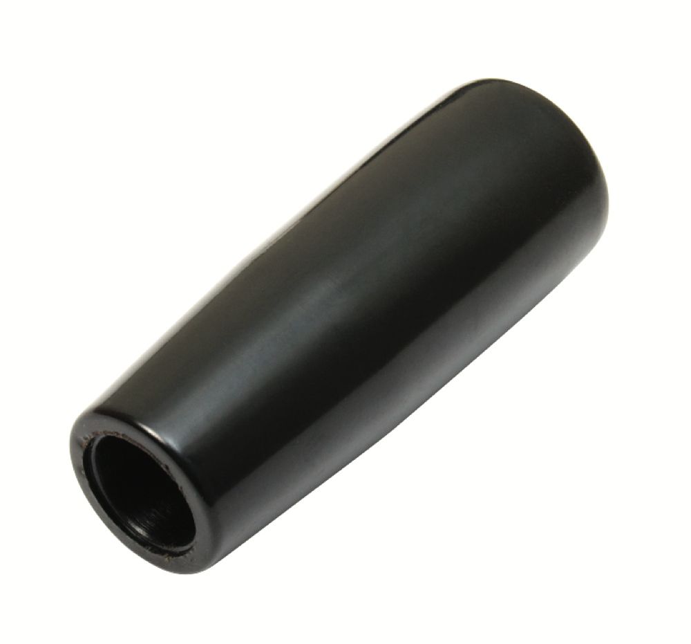 Sort knop Ø26X80 M12 indv.gev.