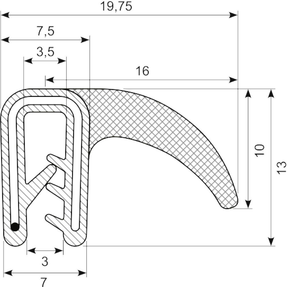 Kantliste Co.ex EPDM