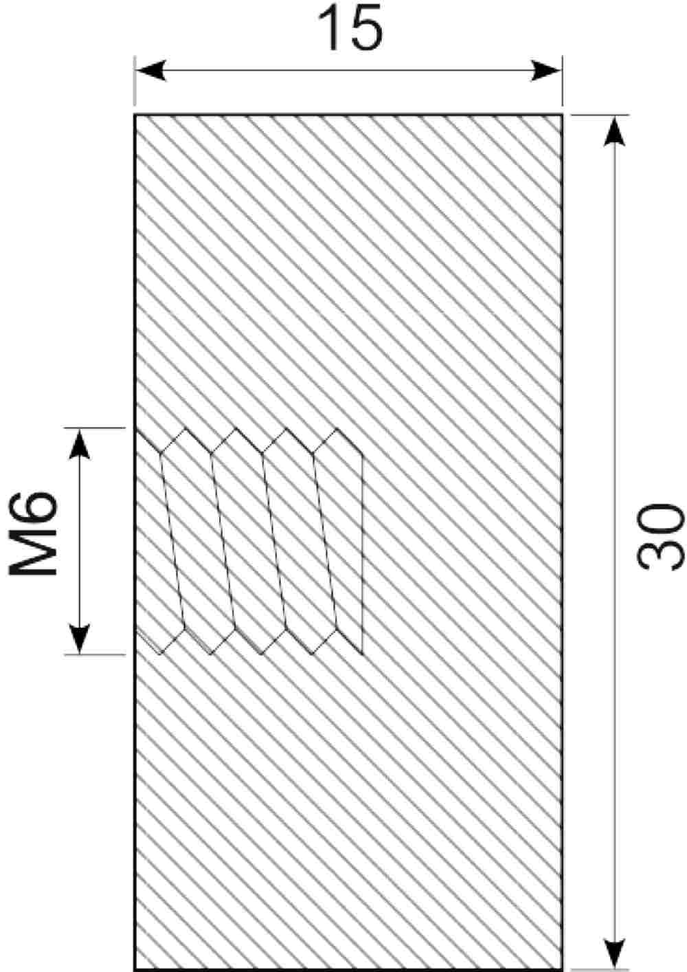Vibrationsdæmper Ø30x15 mm