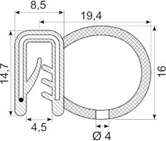 Kantliste Co.ex EPDM