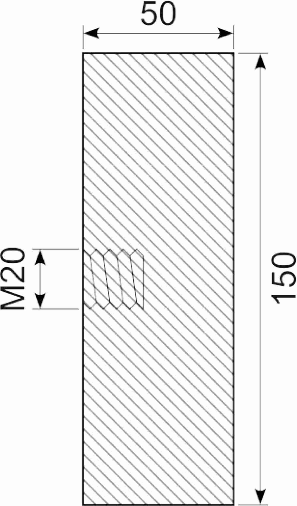 Vibrationsdæmper Ø150x50 mm